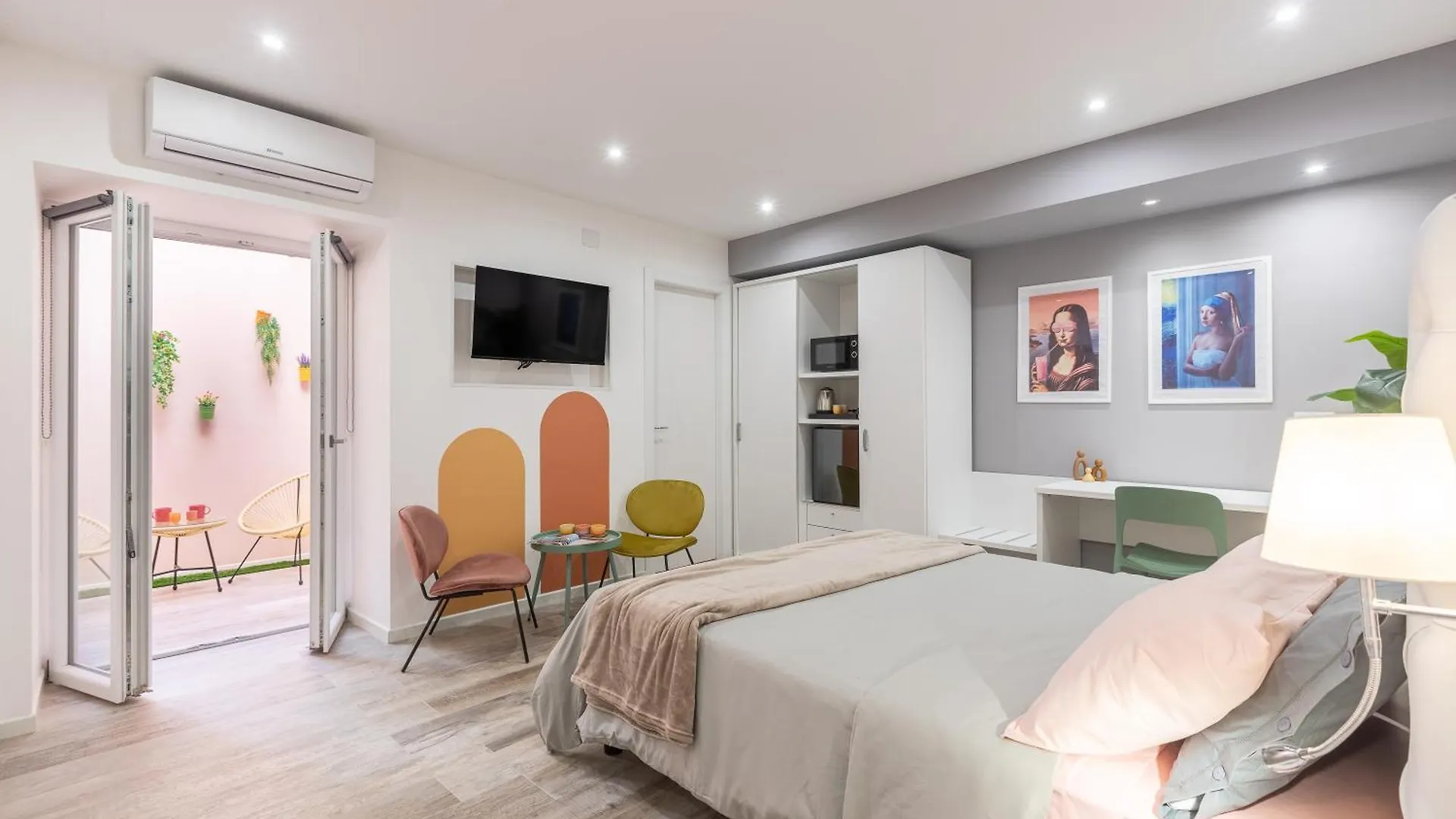 Stanza Con Patio Privato Nel Centro Storico Di Αλγκέρο